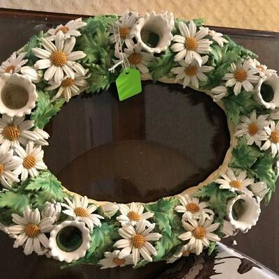 Porcelain Table Wreath from Neiman Marcus 1970