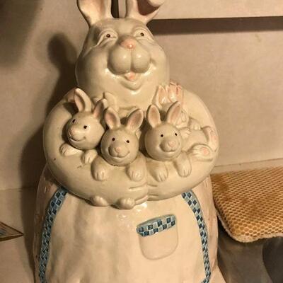 Fritz & Floyd Easter Bunny Cookie Jar