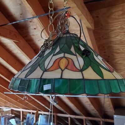 New old stock hanging light fixture 