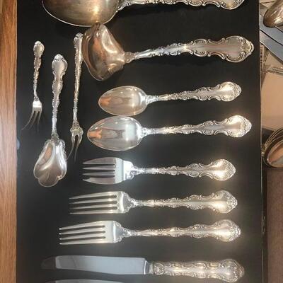 Gorham Sterling Strausbourg 52 pcs