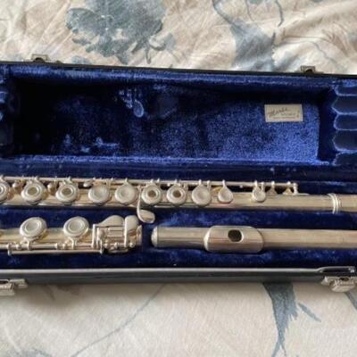 Silver open hole b foot Emerson flute