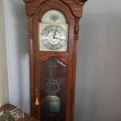 Grandfathers clock that has not been run in years. The lady of the home heard the chimes one night and asked to have them stop. In very...