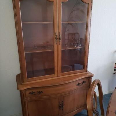 older maple hutch in very good shape