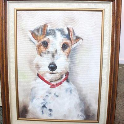 Fox Terrier Painting