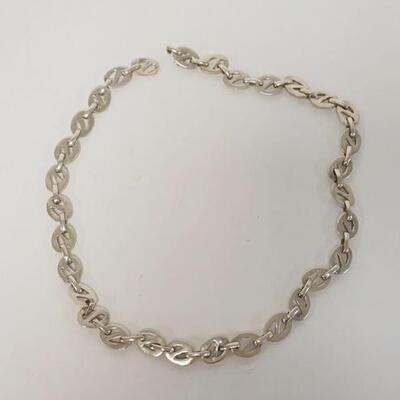 1044	HEAVY STERLING SILVER CHAIN NECKLACE, 20 1/2 IN, 2.955 TOZ
