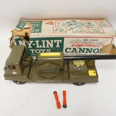 1316	NY LINT ELCTRONIC CANNON W/BOX (ROUGH), 23 IN LONG
