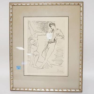1250	PICASSO PRINT #6 OF 69, 14 1/4 IN X 17 1/2 IN INCLUDING FRAME
