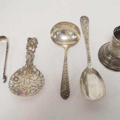 1051	5 PIECES OF STERLING SILVER, LARGEST SPOON IS 8 1/2 IN, 7.17 TOTAL TOZ
