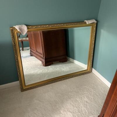 gold wall mirror