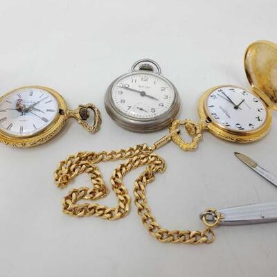 #304 â€¢ 3 Pocket Watches And A Pocket Tool
