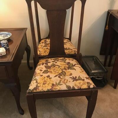pair of ding chairs $30 as is