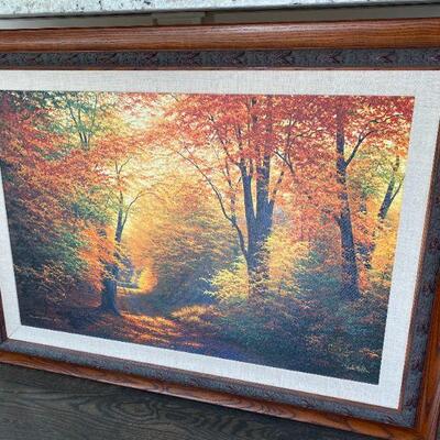 "The Path Worth Taking" Canvas Lithograph by Charles H White-  Certificate of Authenticity included.  Canvas size is 24 x 36...