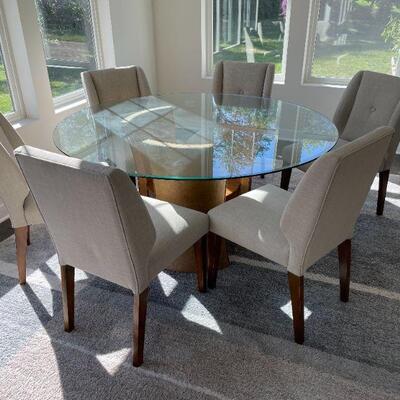 Modern Dining Set with very unique base