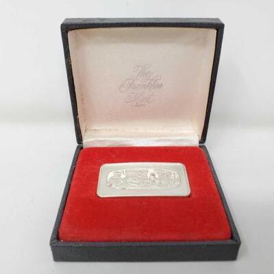 #1789 â€¢ The Franklin Mint Solid Sterling Silver 500 Grains 33.7g