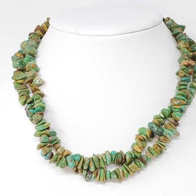 1418	

Turquoise Necklace
Measures Approx 77.6g Measures Approx 18