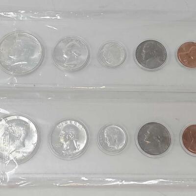#1800 â€¢ 2 John F. Kennedy 1964 Mint Sets
