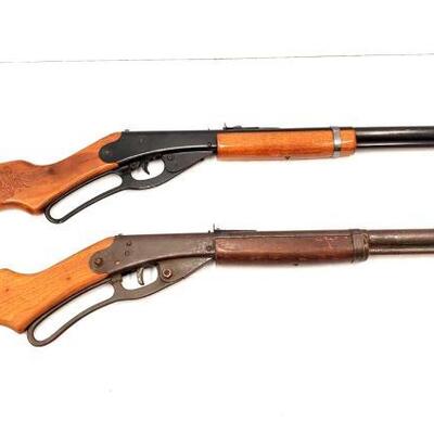 #672 â€¢ Two Daisy Red Ryder Carbine Single Barrel Lever Action BB Guns