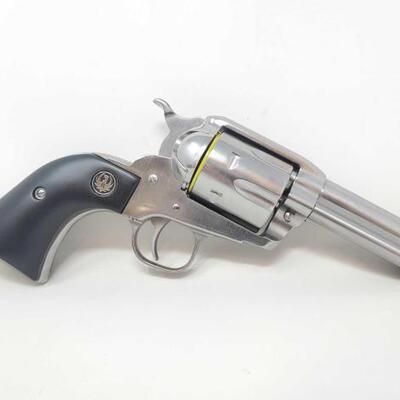 306	

Ruger New Vaquero 44 Magnum Revolver
CA OK
1 PER 30 DAYS

Serial Number: 59-02526
Barrel Length 3.75