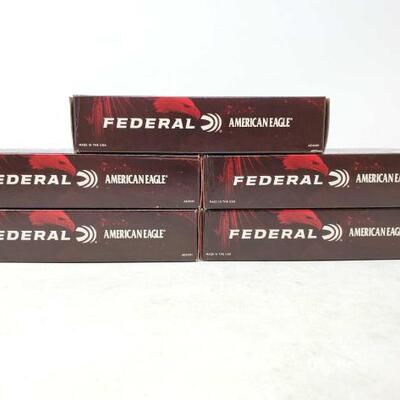 223	

New 250 Rounds Of 40 S&W Federal Centerfire Pistol Cartridges American Eagle 180 Grain
New 250 Rounds Of 40 S&W Federal Centerfire...