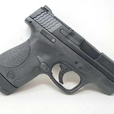 214	

M&P Smith & Wesson 9 Shield 9mm Semi-Auto Pistol
CA OK 
1 PER 30 DAYS 

Serial Number: JLB1613
Barrel Length 3