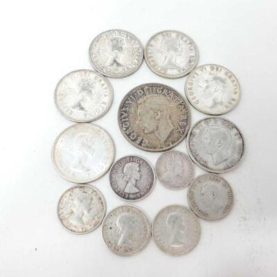 1860	

13 80% Silver Canadian Coins
13 80% Silver Canadian Coins