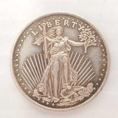 1 Saint Gaudens Coin .25ozt .999 Fine Silver
1 Saint Gaudens Coin .25ozt .999 Fine Silver