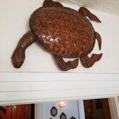 very different carving of a turtle