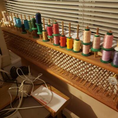 lots of yarns and threads
