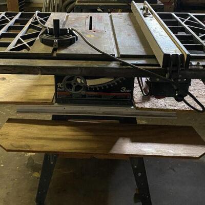 belt driven table saw