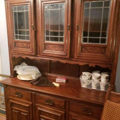 Nice china cabinet is very good condition