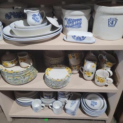 Assorted patterned dish sets