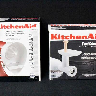 KitchenAid Attachments - Juicer & Food Grinder