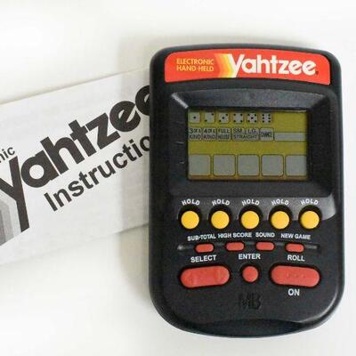 VTG 1995 Yahtzee Handheld Electronic Game