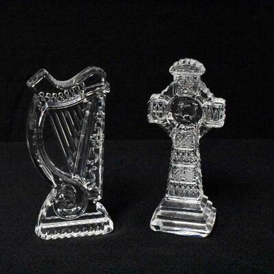 Waterford Harp & Galway Crystal Cross