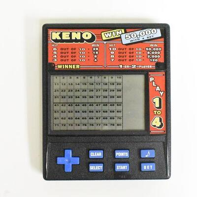 VTG Radica Keno Handheld Electronic Game