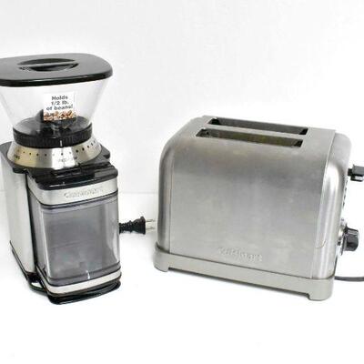 Cuisinart Burr Mill Coffee Grinder & Toaster