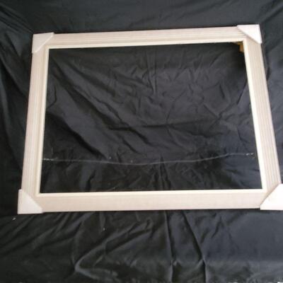 wooden frame light colored 