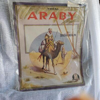 Araby. Vocal. Vintage Sheet Music
By Irving Berlin, Vintage.  