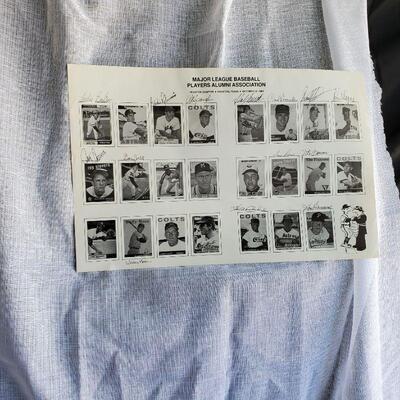 Multiable MLB Alum black and white with some autographs.  Most of the players are well known 