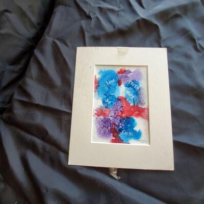 abstract red white and blue