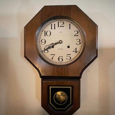 Regulator Wall Clock, Russian Daekor 31 day chime, with key