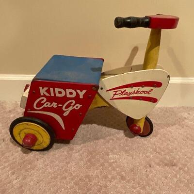 Vintage Playskool Kiddy Car Go