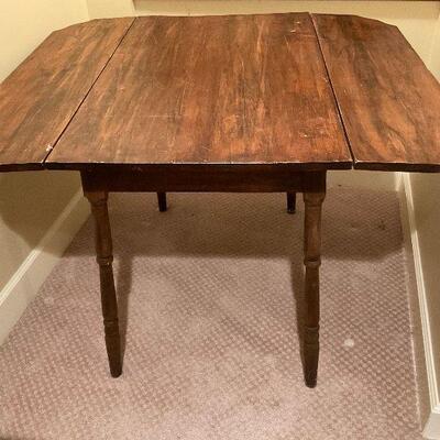 Antique Drop Side Table