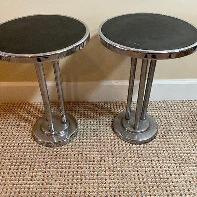 Art Deco Marked Williamson Side Tables - 1930's