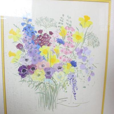 Framed Eda painting