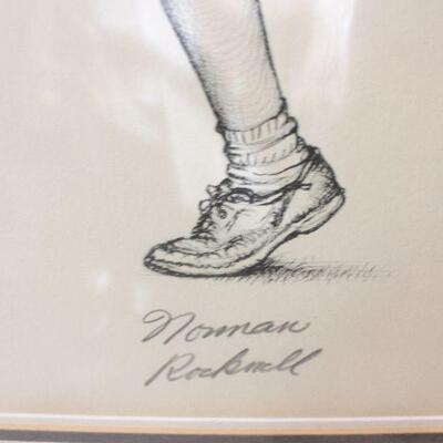 Signed Norman Rockwell Print