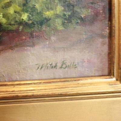 Mitch Billis oil painting on canvas