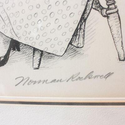 Signed Norman Rockwell Print