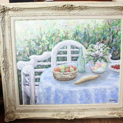 Oil painting on canvas