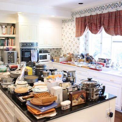 Gourmet kitchen with small appliances and 100s of kitchen tools.
